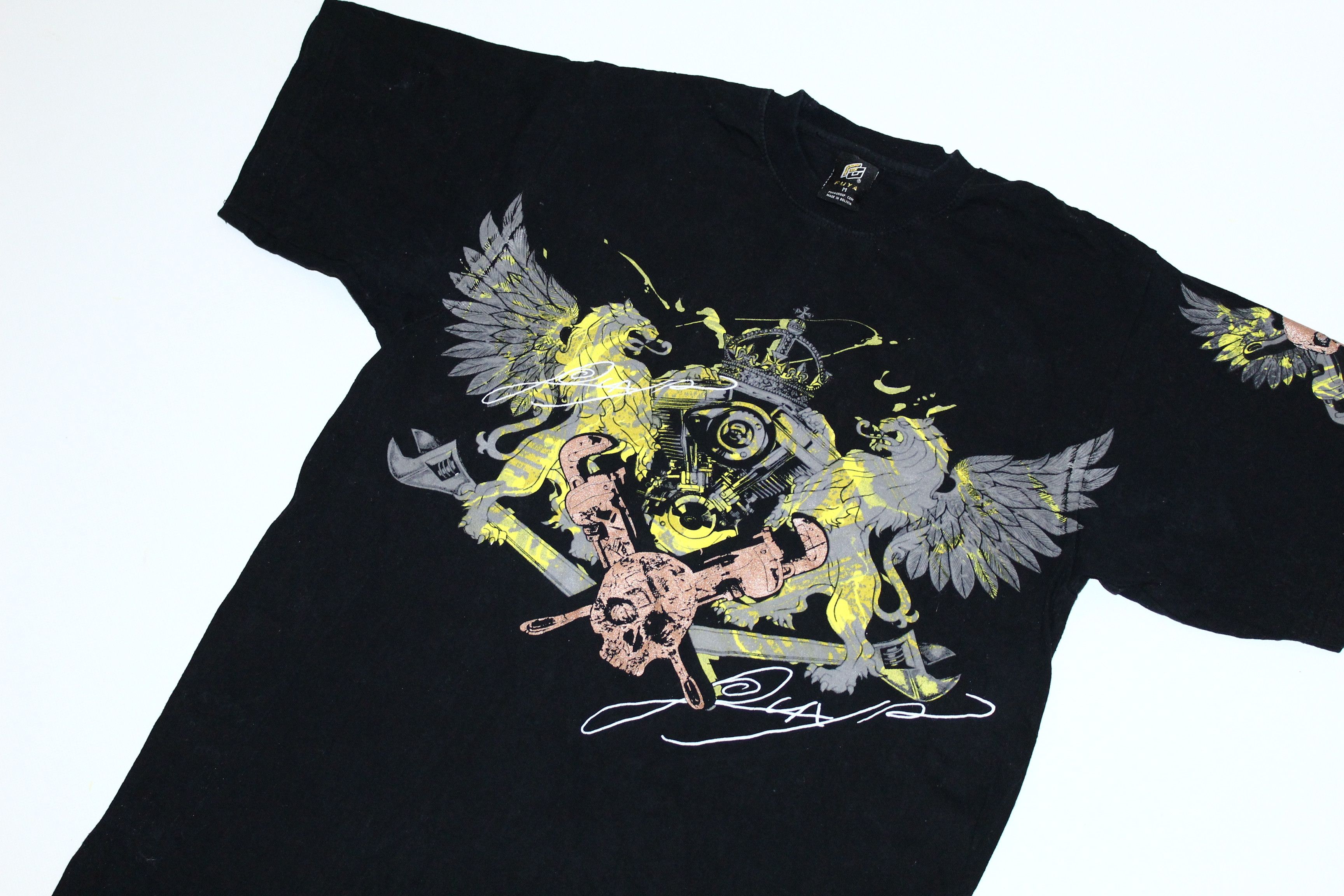 14th Addiction VTG💥 90s FUYA 4 LIFE abstract poem baggy t-shirt Size US M / EU 48-50 / 2 - 4 Thumbnail
