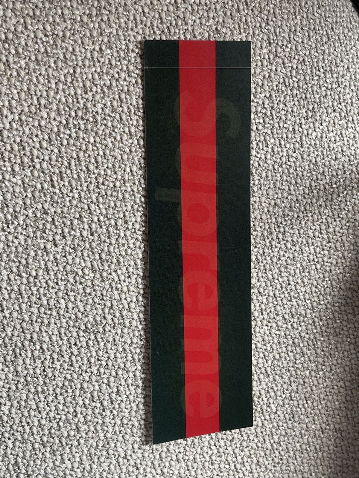 supreme logo sticker gucci supreme sticker