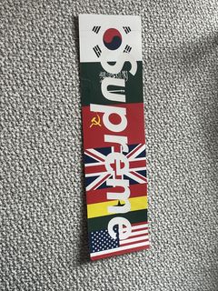 Supreme Flags Box Logo Sticker | Grailed