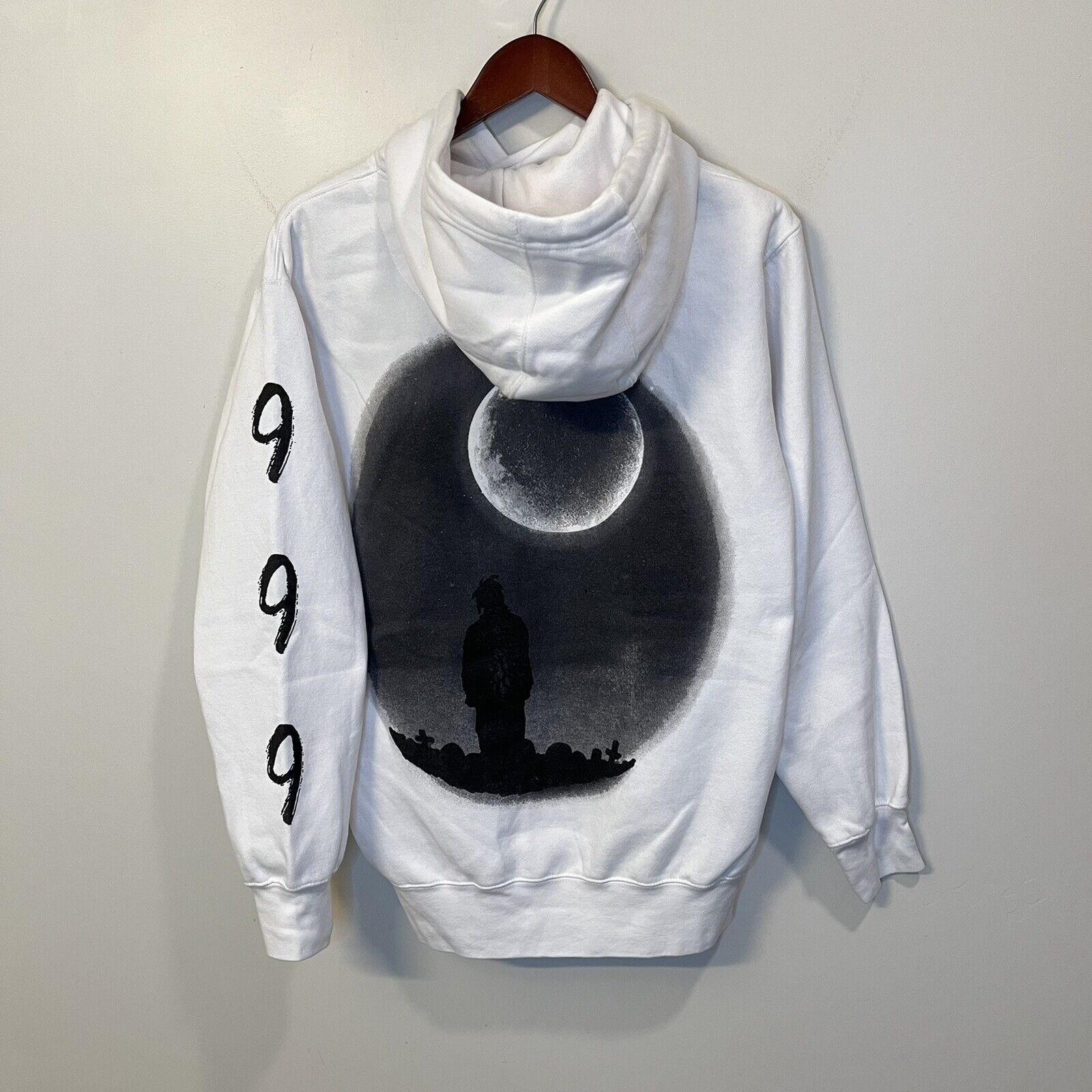 Vintage Juice WRLD 999 Club Legends Never Die Moonlight Hoodie White ...