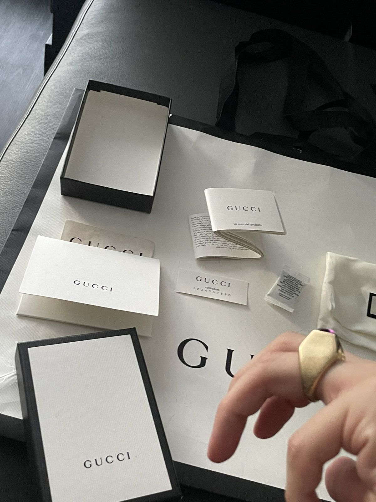 Gucci NEW Rare Limited Edition Super Runway Precious Stone Rings Size ONE SIZE - 21 Thumbnail