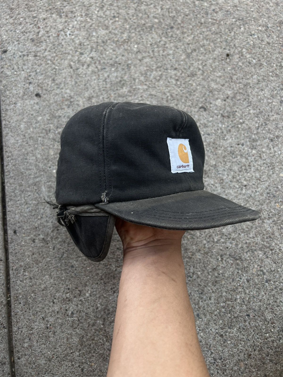 Vintage Carhartt Thermal Fitted Hunting Hat