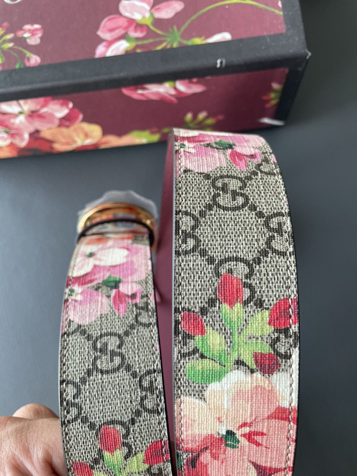 Gucci Limited SuperRunway Rare Brand New 80cm Floral GG Logo Belt Size ONE SIZE - 14 Thumbnail