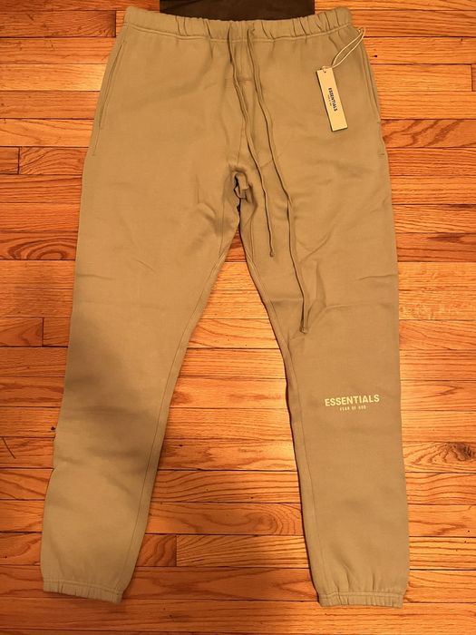 Fear of God **FINAL DROP** Fear Of God ESSENTIALS Seafoam Sweatpants Grailed