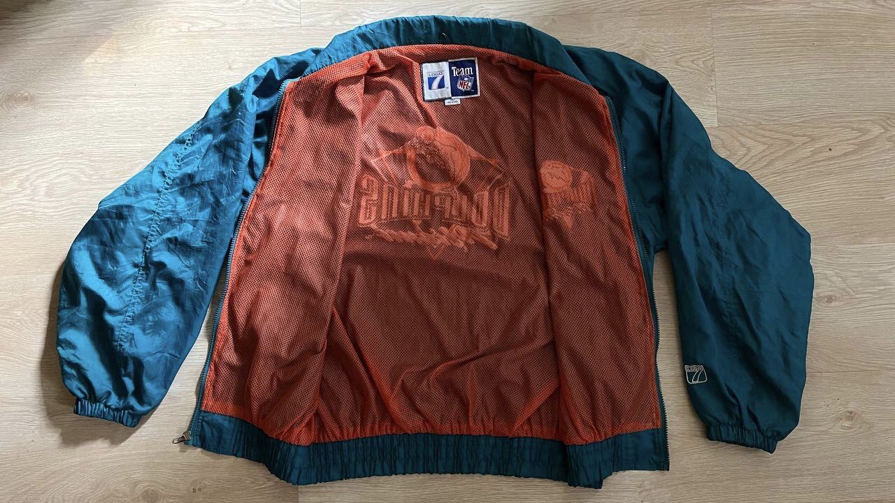 Logo 7 × NFL × Vintage VINTAGE MIAMI DOLPHINS 90s JACKET LOGO 7 SIZE “L” RARE Size US L / EU 52-54 / 3 - 3 Thumbnail