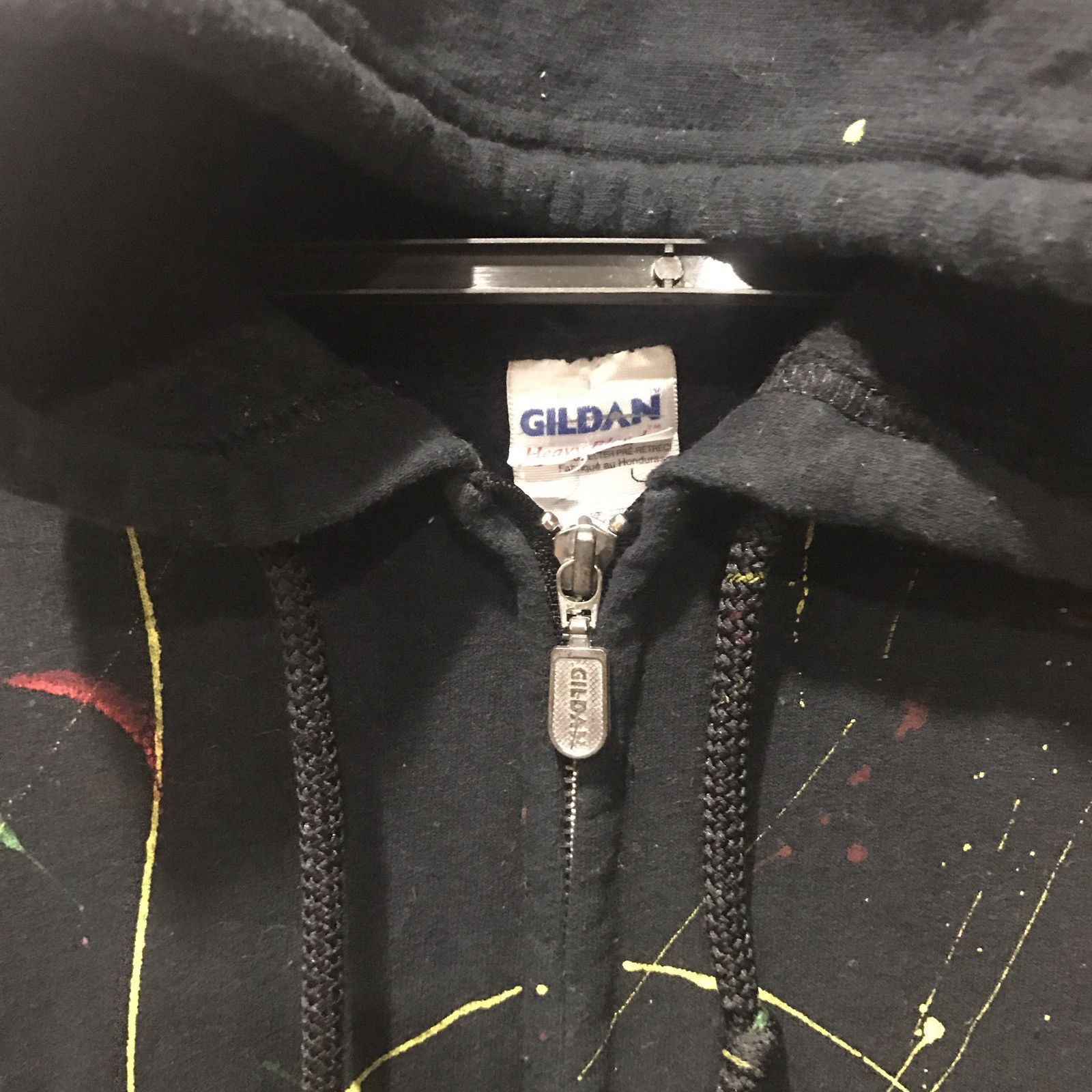 Gildan Acid Wash Paint Splated Style Vintage Gildan USA Acid Wash Size US XL / EU 56 / 4 - 3 Thumbnail