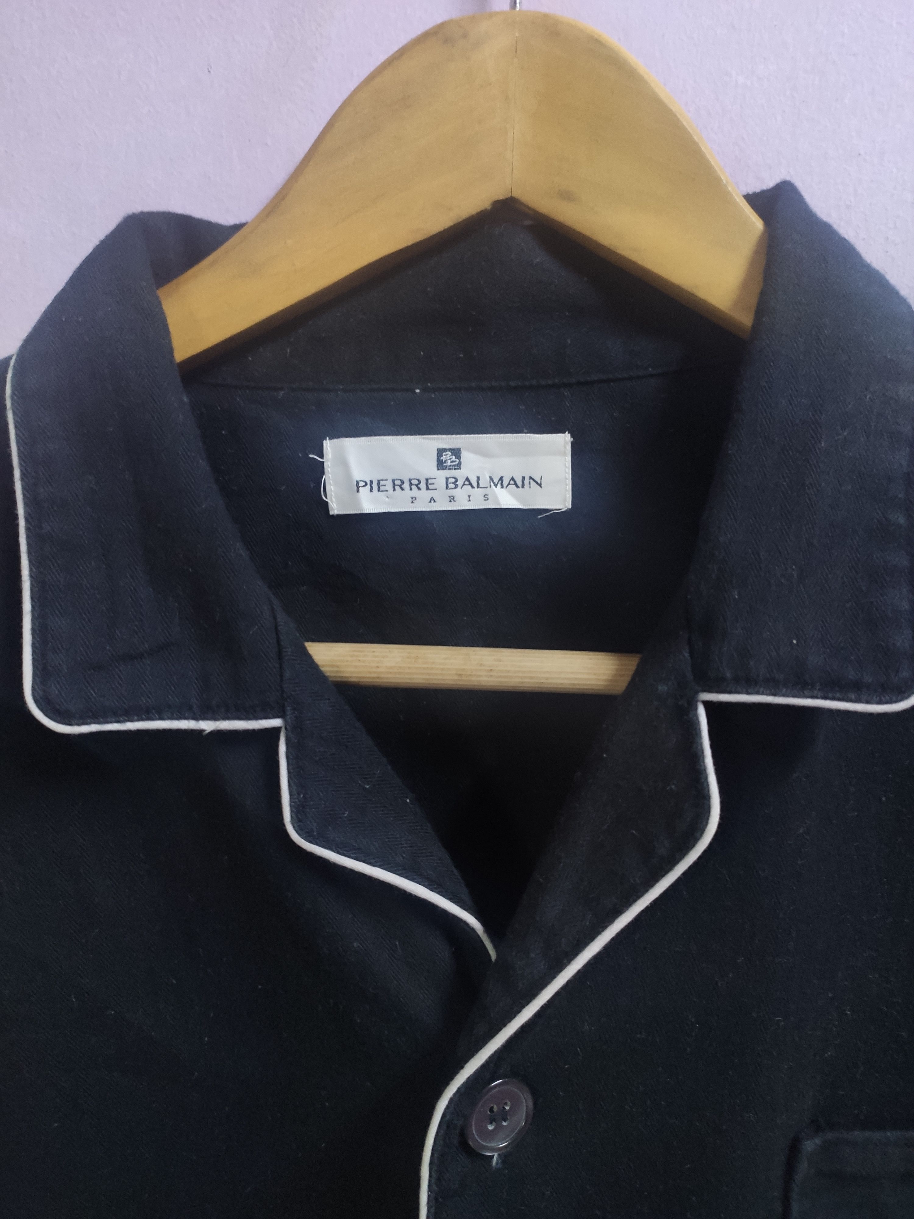 Balmain × Pierre Balmain Pierre Balmain Pajamas Shirt Size US L / EU 52-54 / 3 - 3 Thumbnail