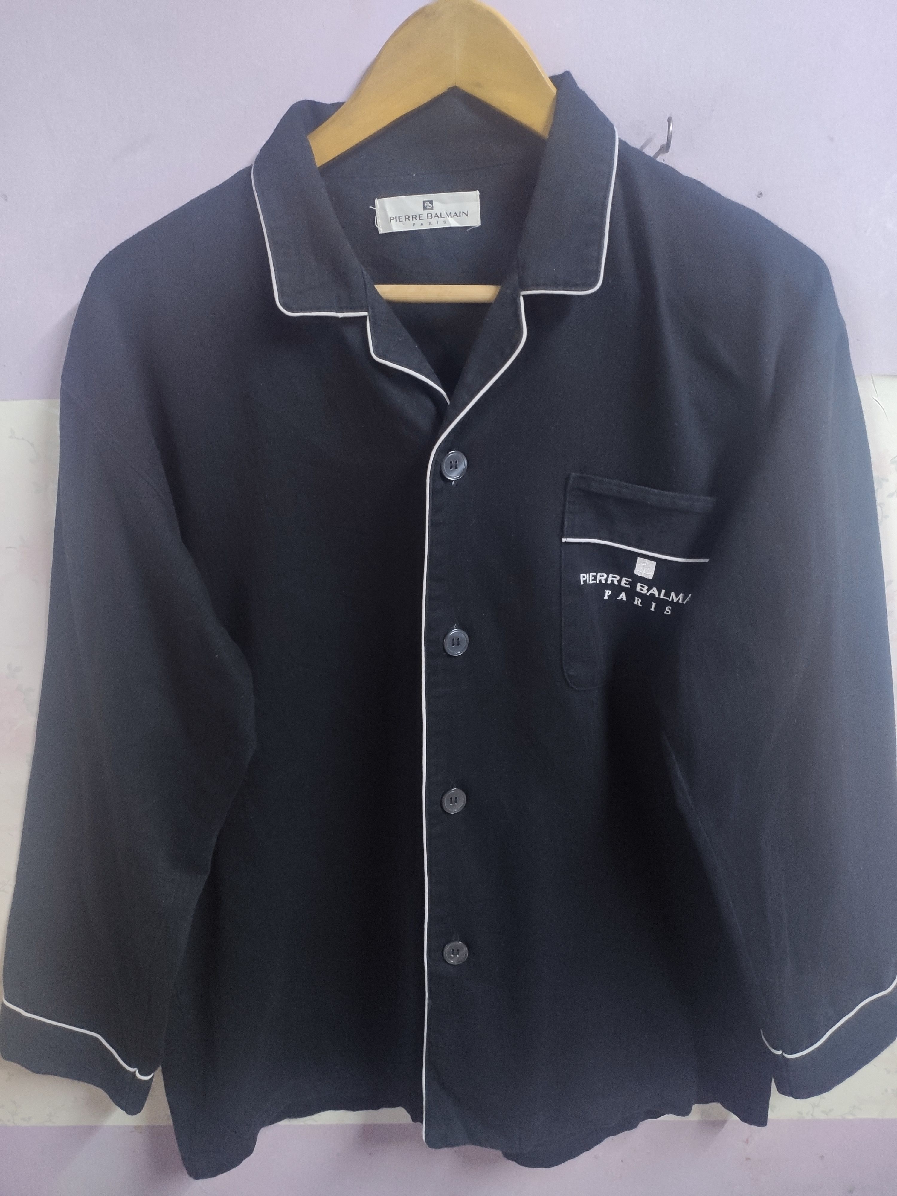 Balmain × Pierre Balmain Pierre Balmain Pajamas Shirt Size US L / EU 52-54 / 3 - 2 Thumbnail