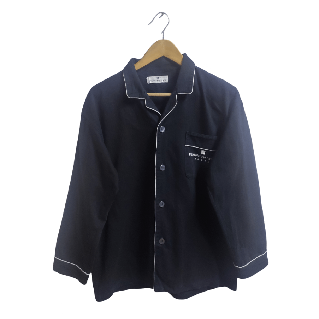 Balmain × Pierre Balmain Pierre Balmain Pajamas Shirt Size US L / EU 52-54 / 3 - 1 Thumbnail
