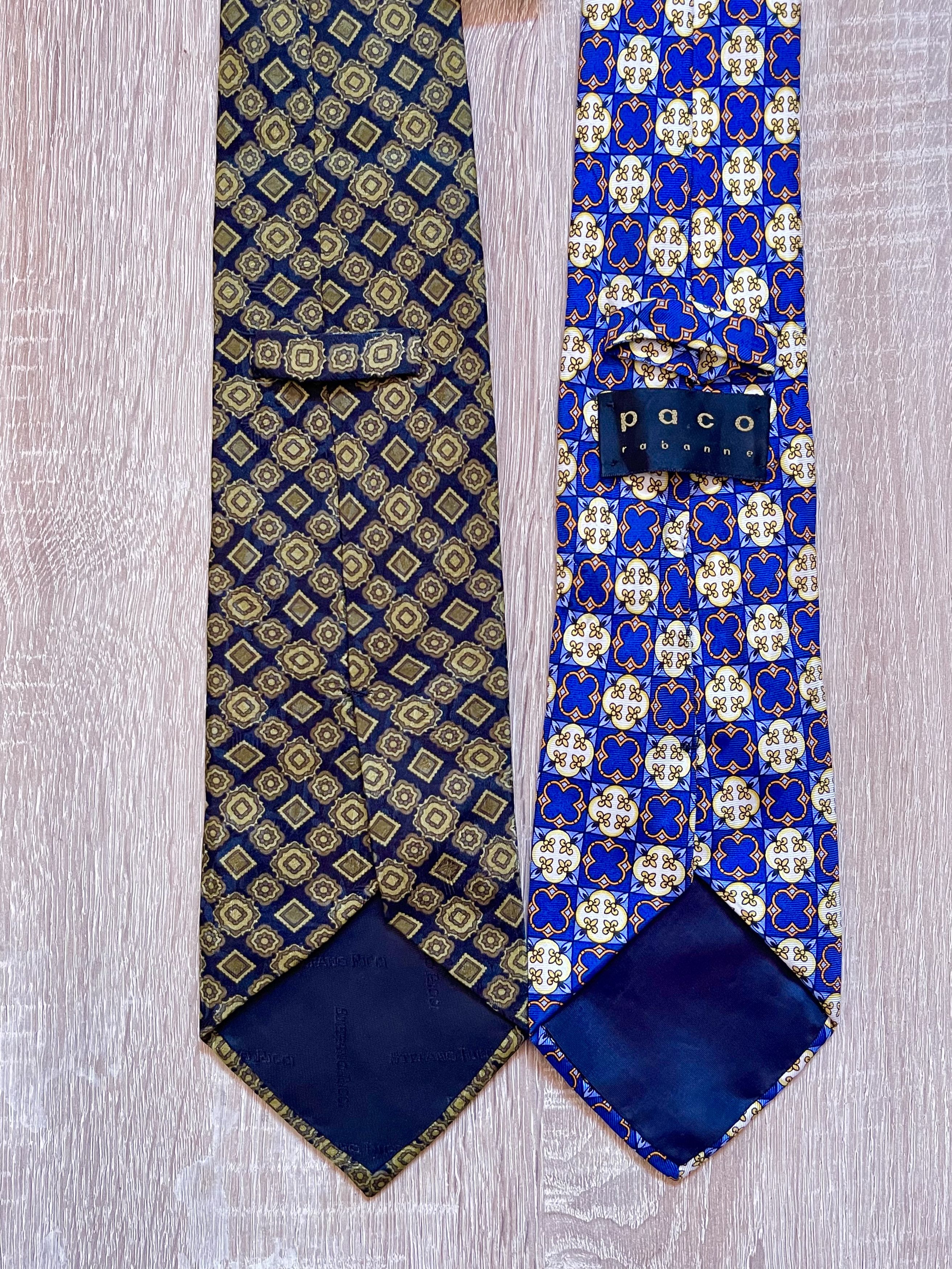 Stefano Ricci 🔥 2 x Stefano Ricci also 1 paco Rabanne silk Ties Size ONE SIZE - 4 Thumbnail