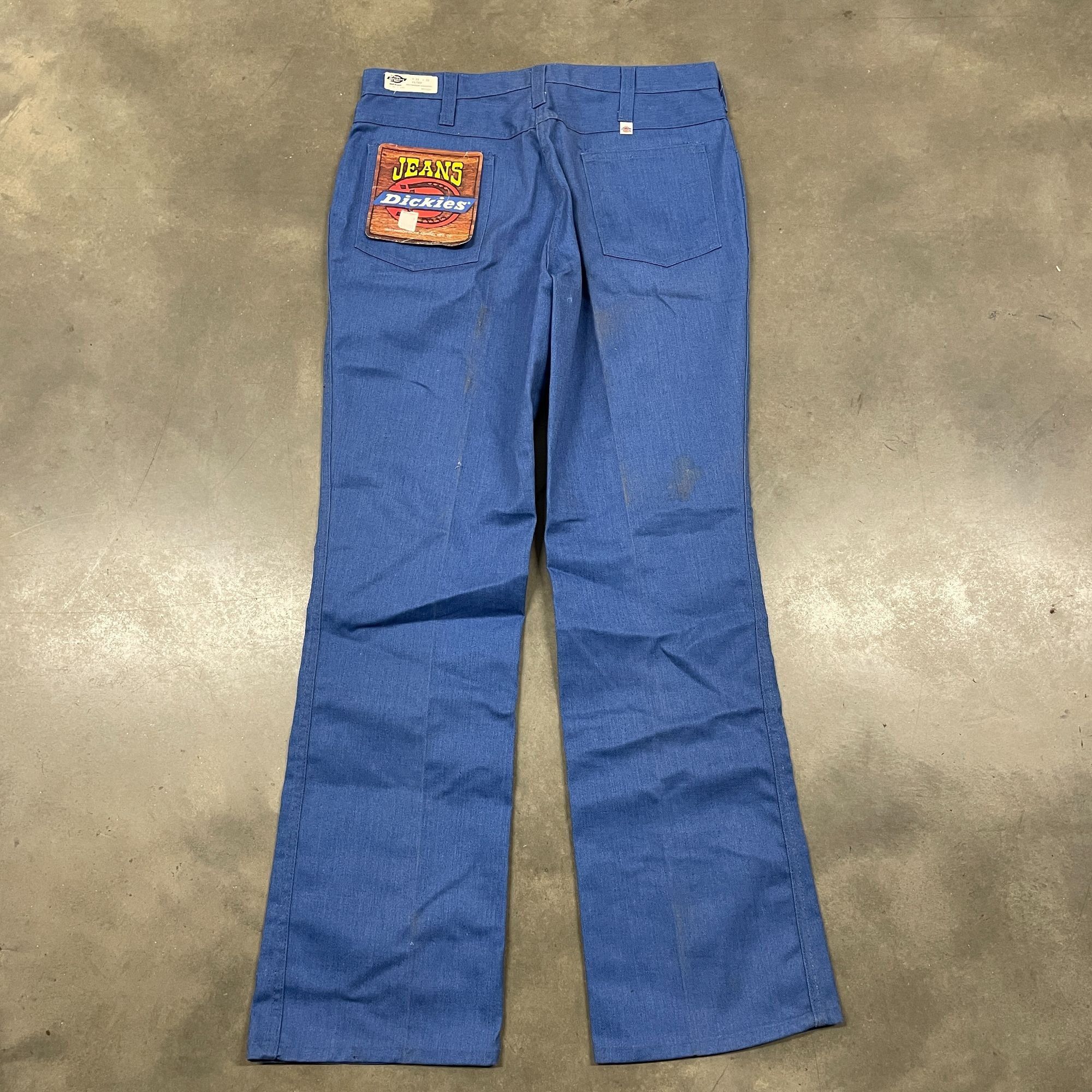 70s VTG Dickies Blue Denim Jeans Brand New With Tags Farm De