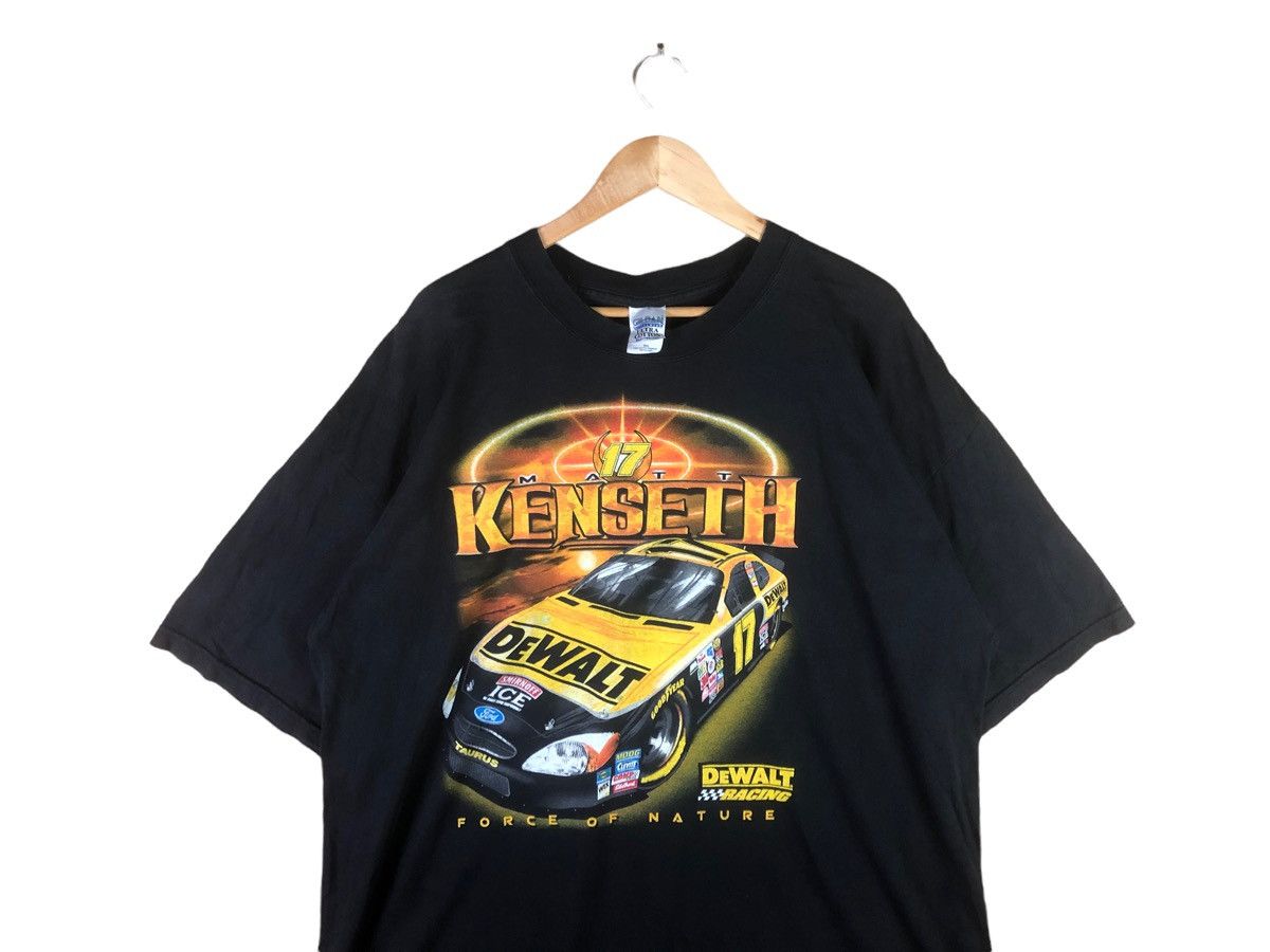 NASCAR × Vintage Vintage NASCAR Dewalt Racing Big Logo Tshirt Size US XXL / EU 58 / 5 - 2 Thumbnail