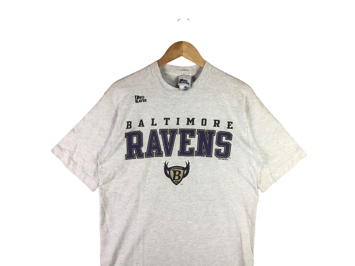 NFL × Pro Player Vintage Pro Player Baltimore RAVENS Big Logo Tshirt Size US M / EU 48-50 / 2 - 2 Thumbnail