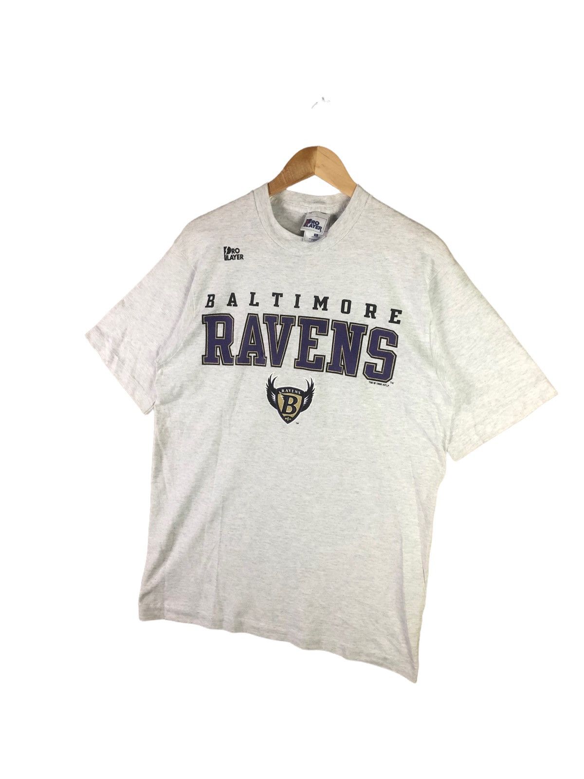NFL × Pro Player Vintage Pro Player Baltimore RAVENS Big Logo Tshirt Size US M / EU 48-50 / 2 - 4 Thumbnail