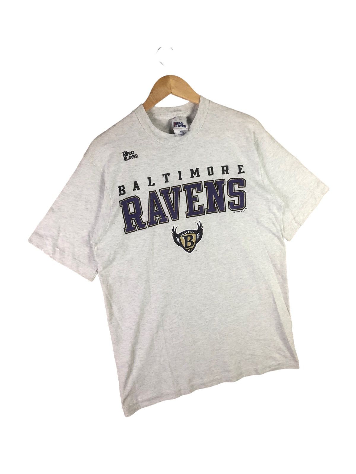 NFL × Pro Player Vintage Pro Player Baltimore RAVENS Big Logo Tshirt Size US M / EU 48-50 / 2 - 3 Thumbnail