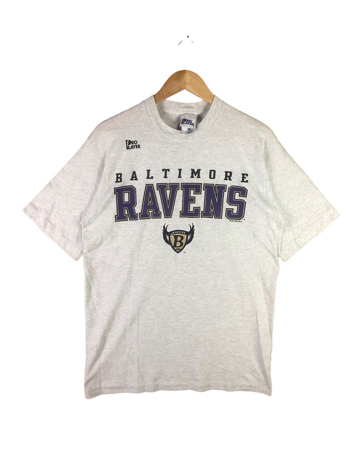 NFL × Pro Player Vintage Pro Player Baltimore RAVENS Big Logo Tshirt Size US M / EU 48-50 / 2 - 1 Thumbnail