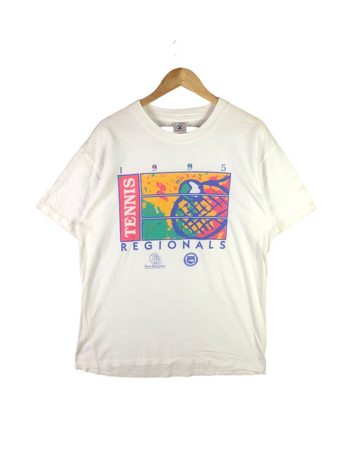 Vintage TENNIS REGIONALS 1995 Big Logo Tshirt