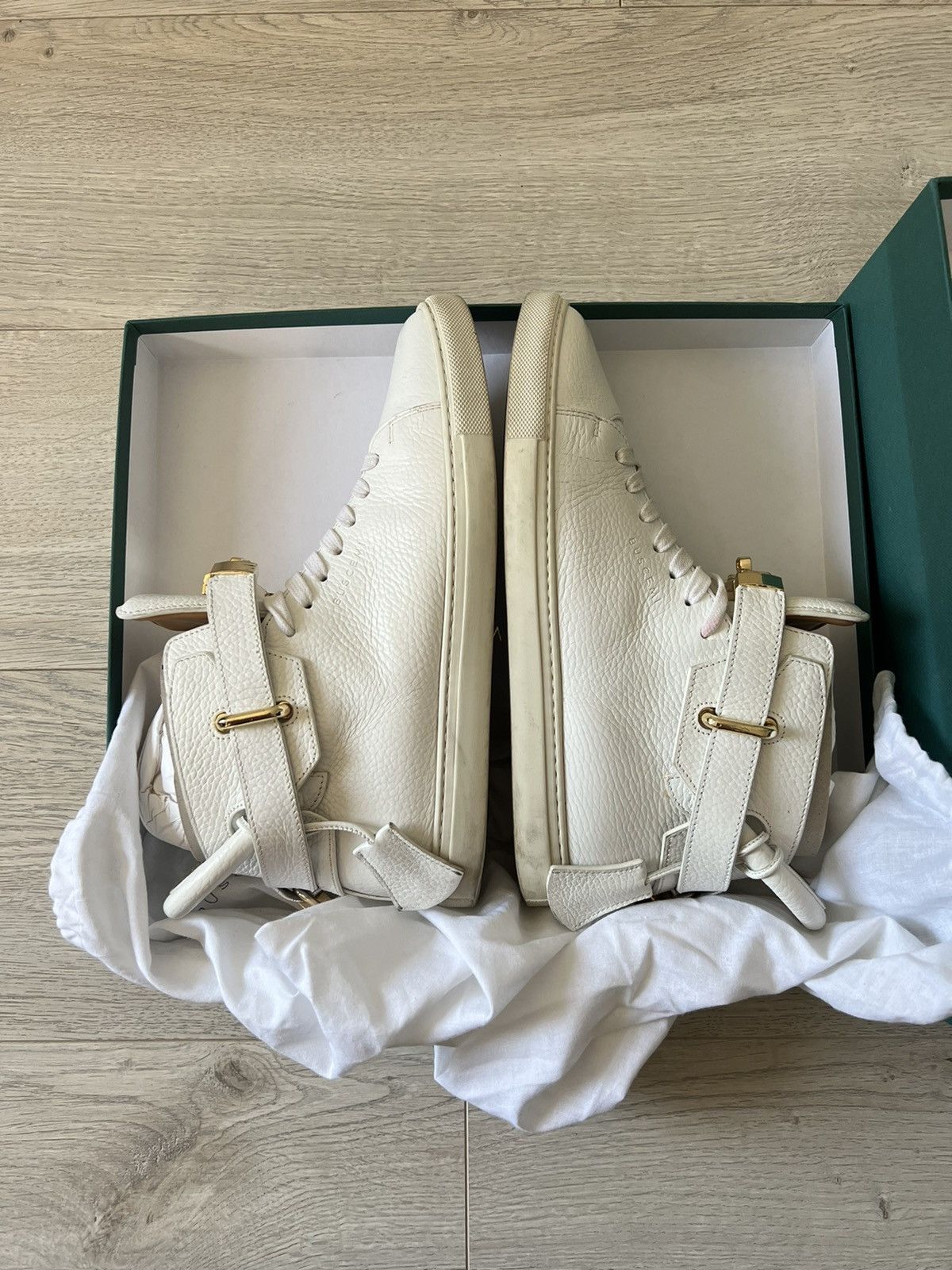Buscemi Buscemi 100MM White Size US 8 / EU 41 - 5 Thumbnail