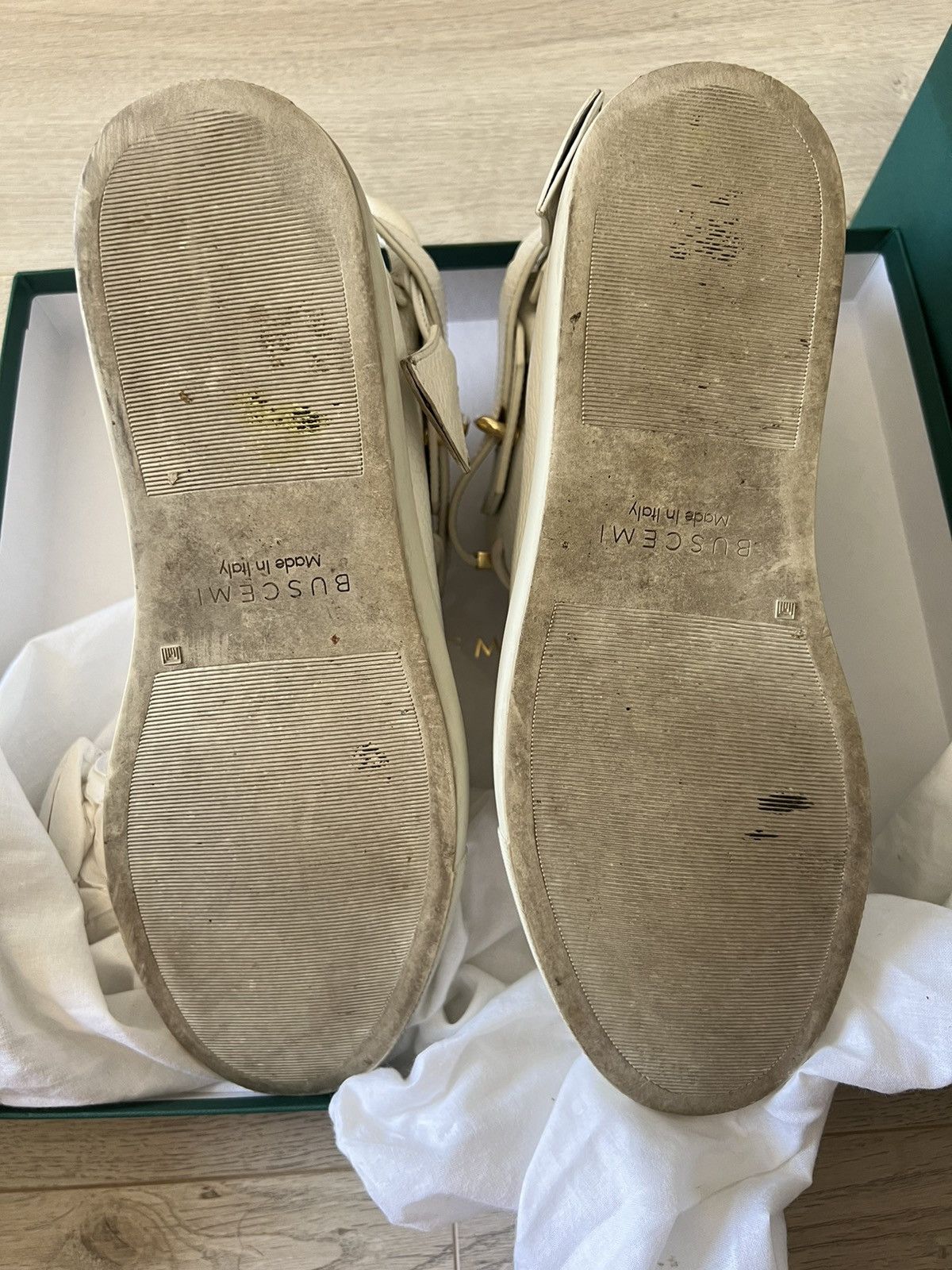Buscemi Buscemi 100MM White Size US 8 / EU 41 - 7 Thumbnail