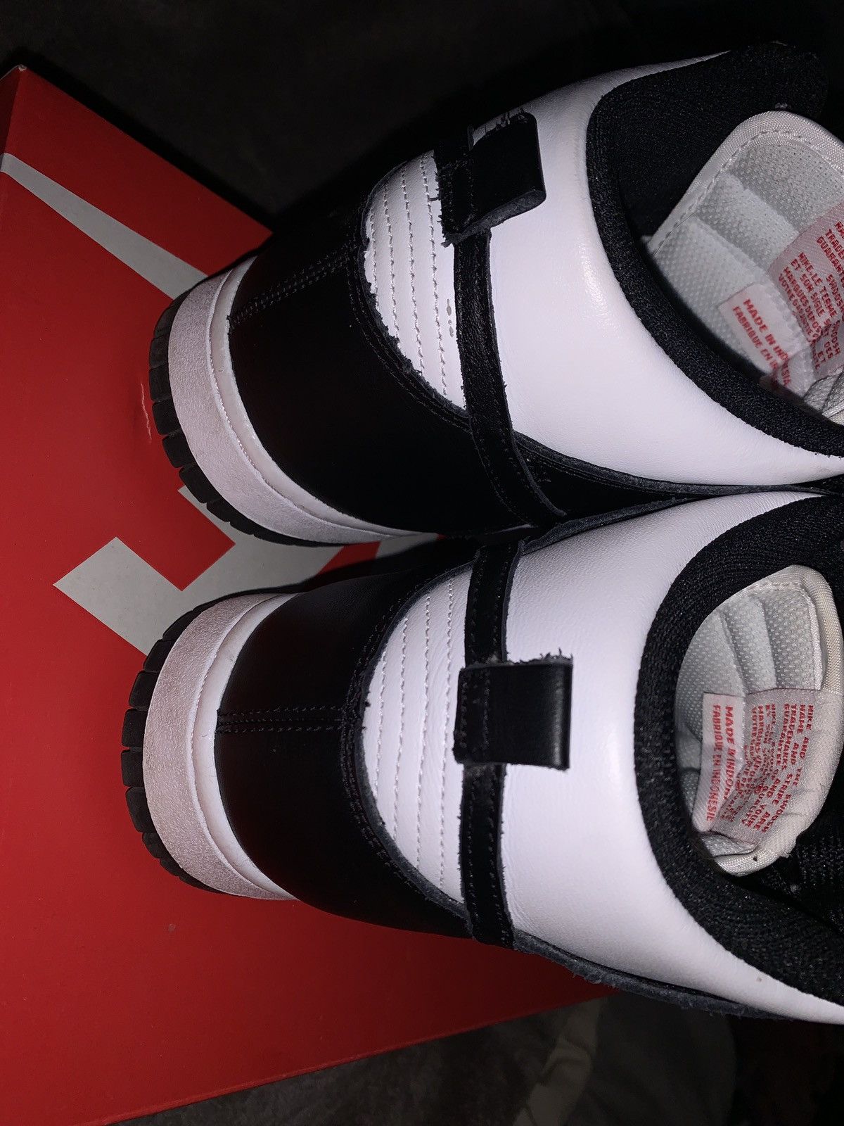 Jordan Brand × Nike NIKE DUNK HIGH WHITE/BLACK Size US 6.5 / EU 39-40 - 4 Thumbnail