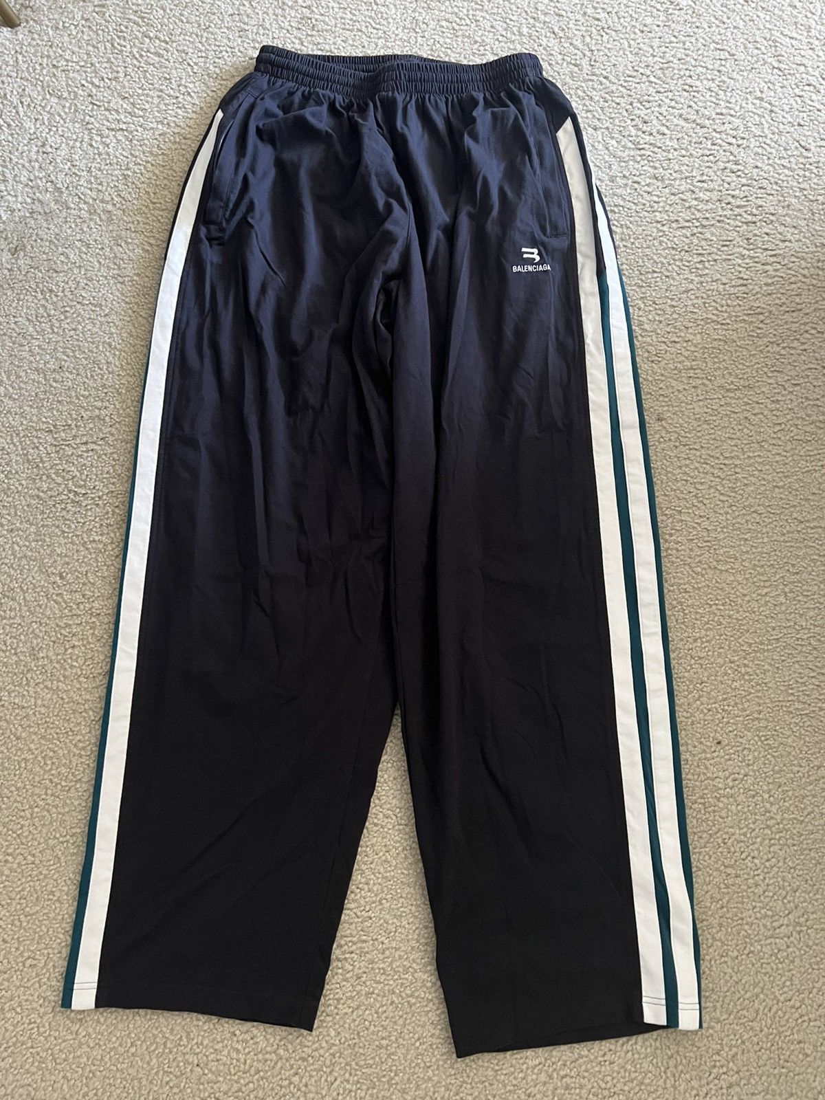 Balenciaga Balenciaga Sporty B Oversized Track Sweatpants