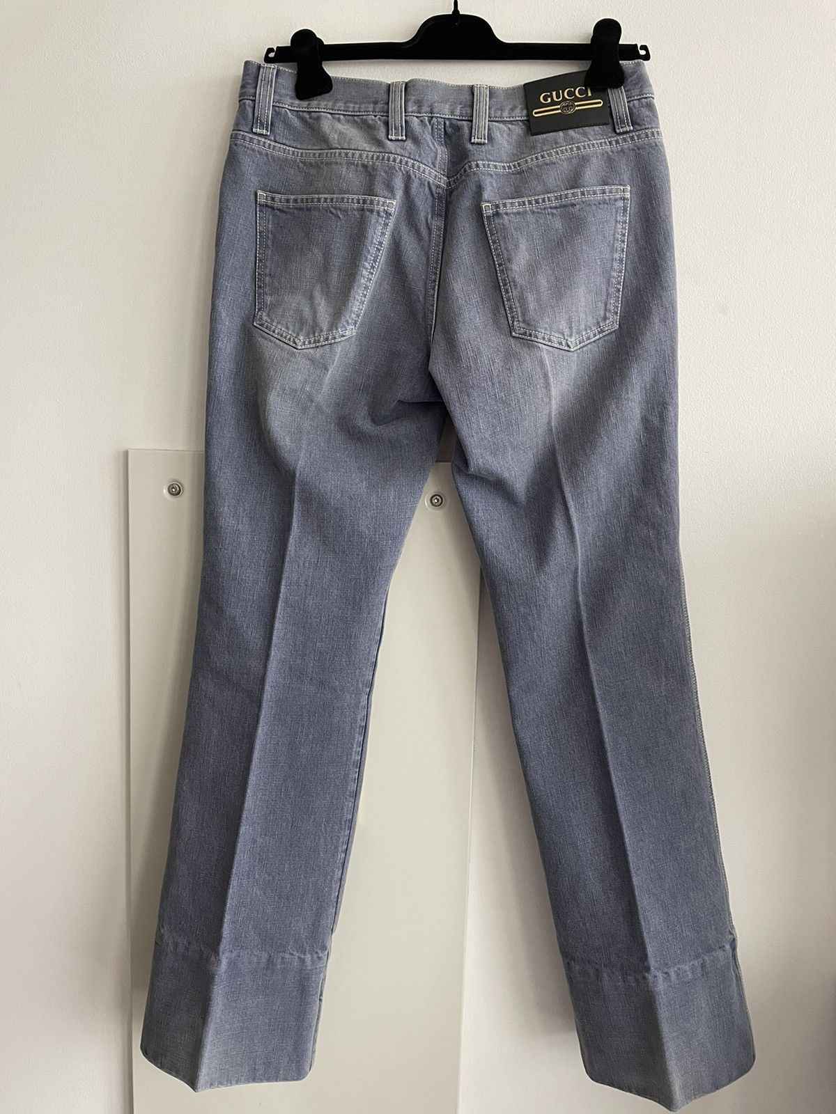 Gucci Super Runway Gucci Marble Washed Denim Jeans Brand New Size US 32 / EU 48 - 2 Thumbnail