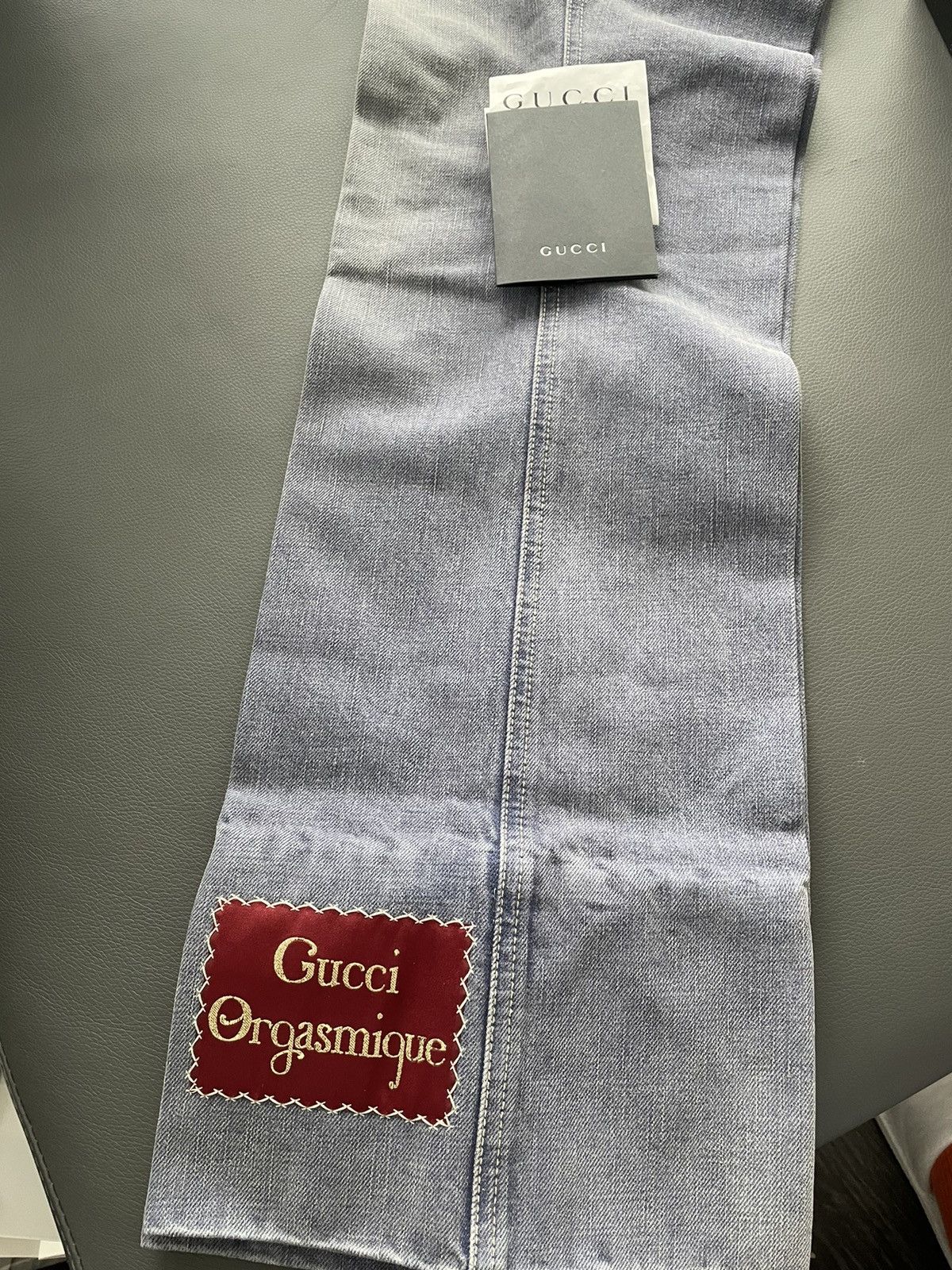Gucci Super Runway Gucci Marble Washed Denim Jeans Brand New Size US 32 / EU 48 - 20 Thumbnail