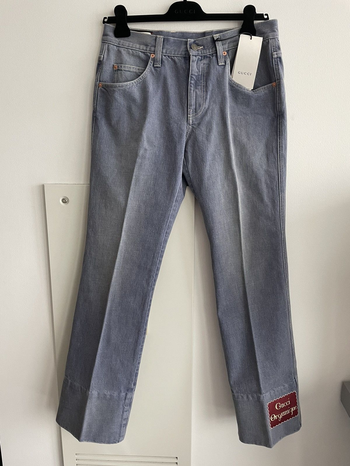Gucci Super Runway Gucci Marble Washed Denim Jeans Brand New Size US 32 / EU 48 - 1 Thumbnail