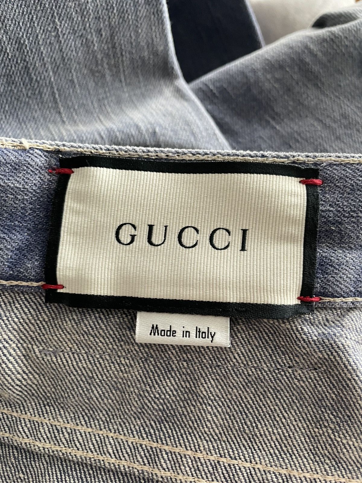 Gucci Super Runway Gucci Marble Washed Denim Jeans Brand New Size US 32 / EU 48 - 6 Thumbnail