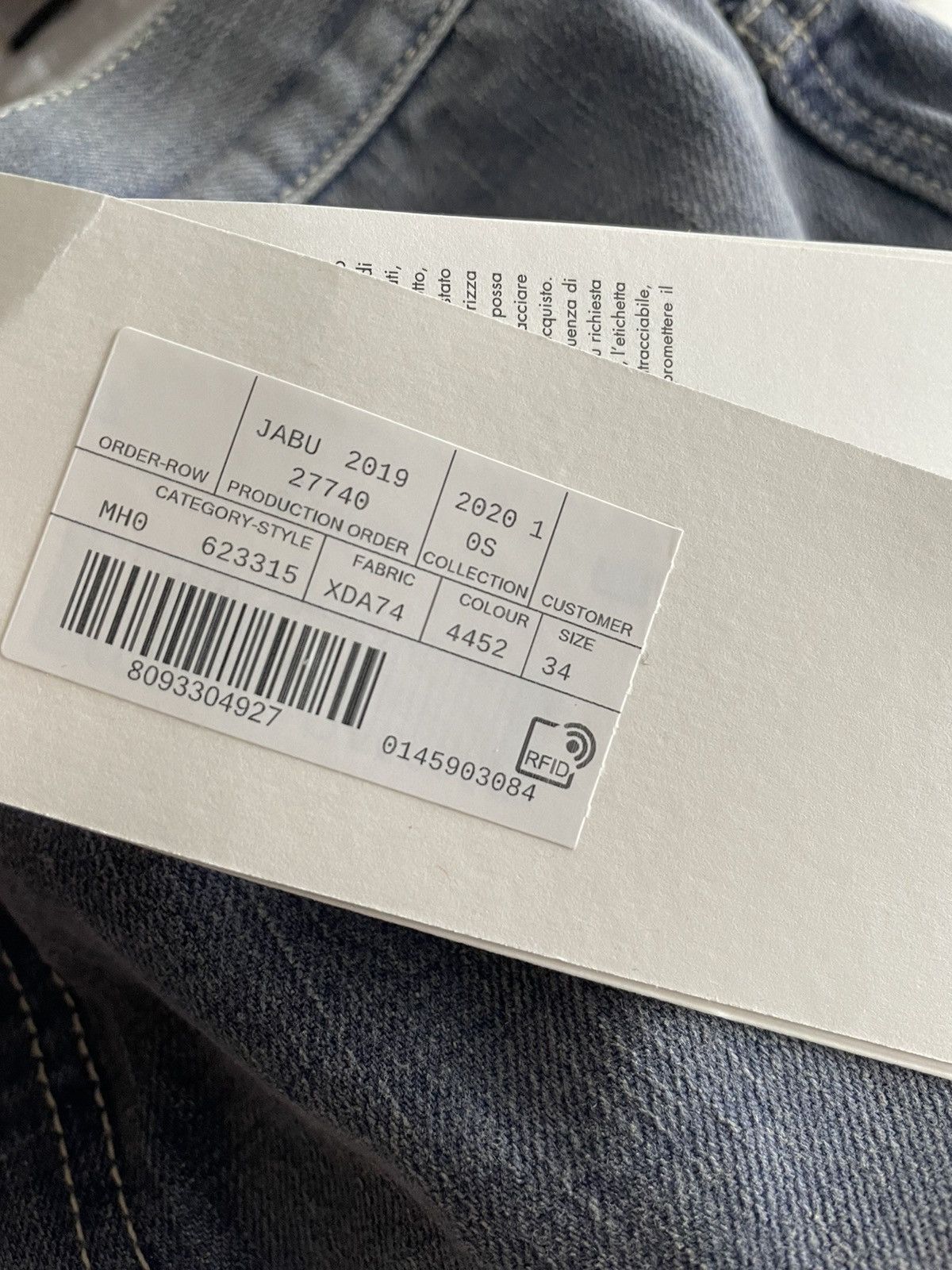 Gucci Super Runway Gucci Marble Washed Denim Jeans Brand New Size US 32 / EU 48 - 9 Thumbnail