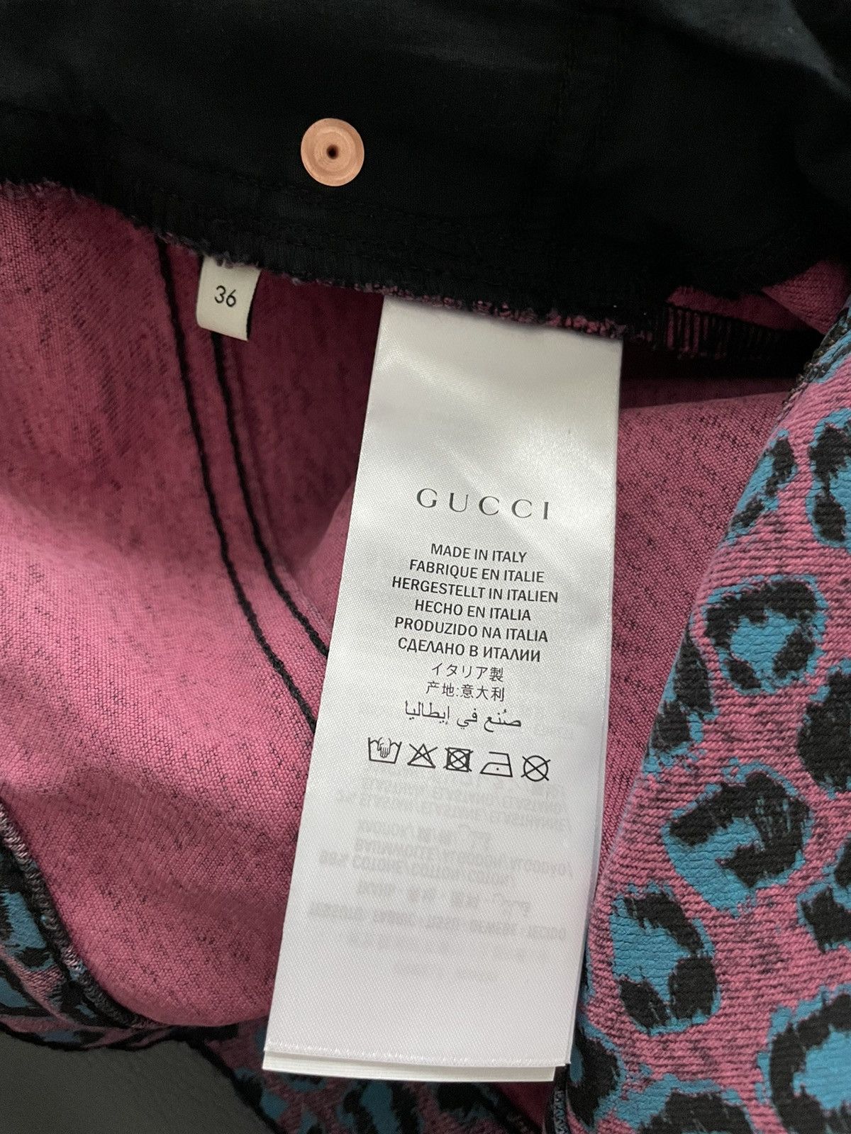 Gucci Rare $1,700 Value Brand NEW Runway Super Skinny Leopard Den Size US 31 - 8 Thumbnail