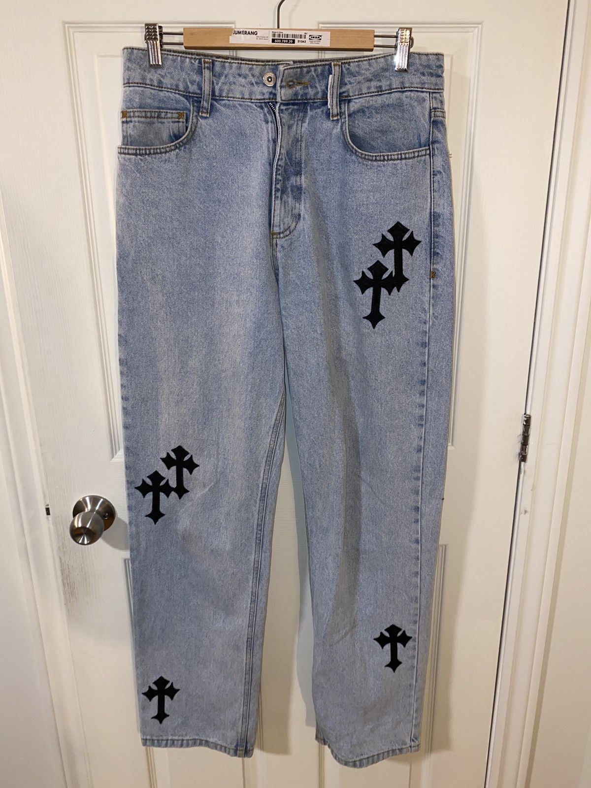 Other Cross patched jeans Size US 32 / EU 48 - 1 Thumbnail