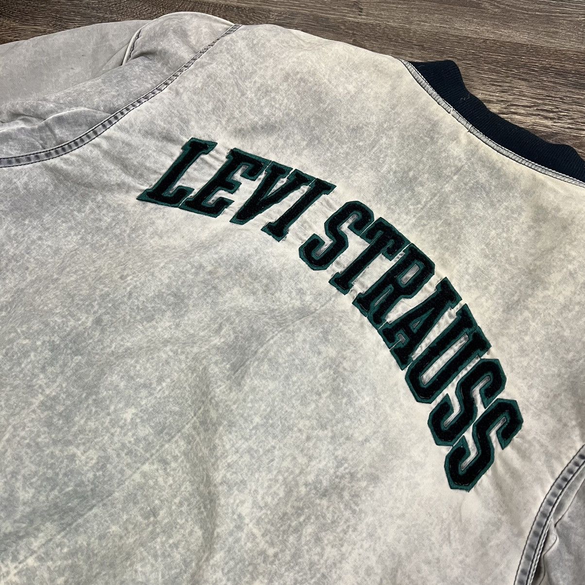 Levi's Levi’s Strauss acid wash varsity bomber jacket Size US M / EU 48-50 / 2 - 4 Thumbnail