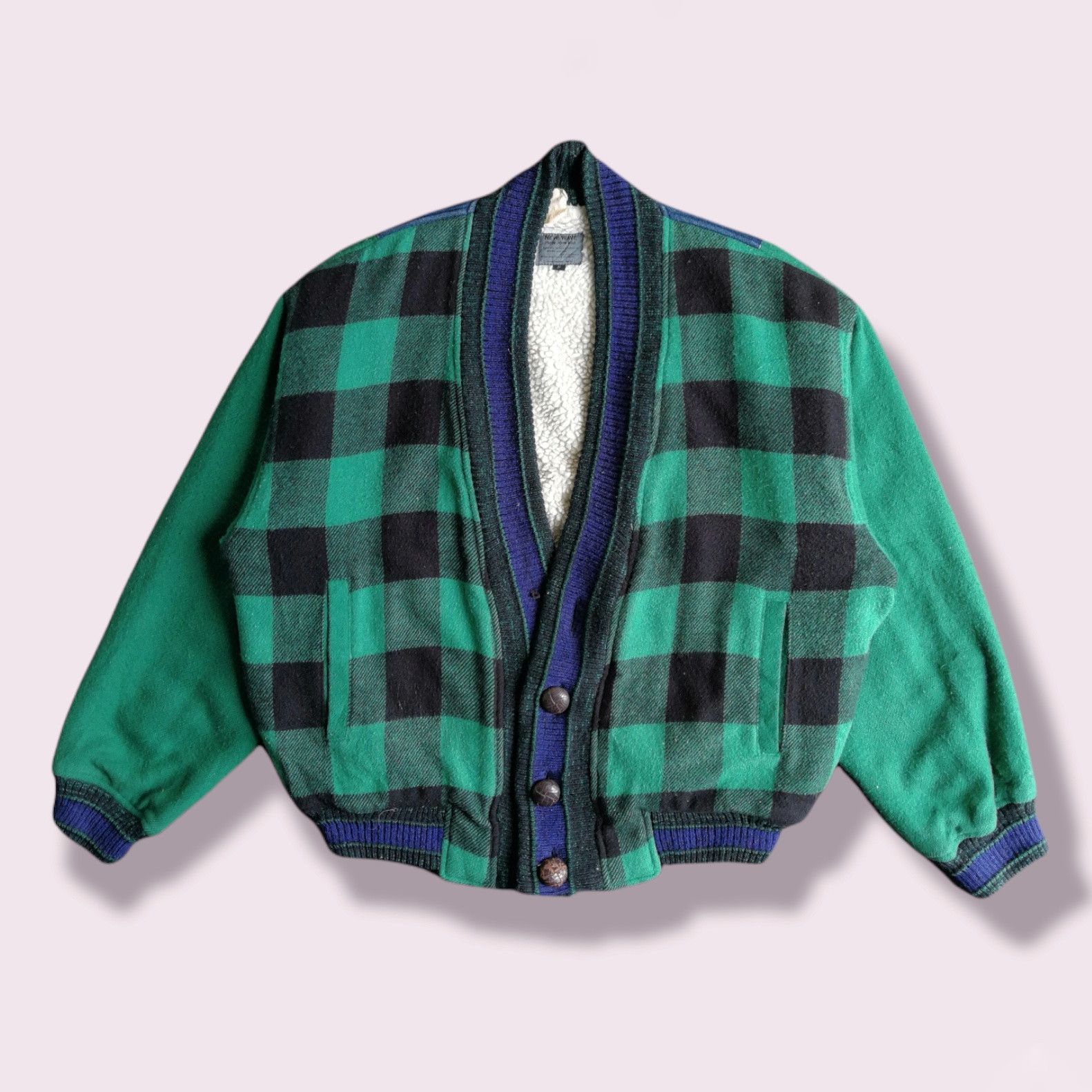 20471120 × Japanese Brand New Wave from John Max Button Jacket Size US L / EU 52-54 / 3 - 1 Thumbnail