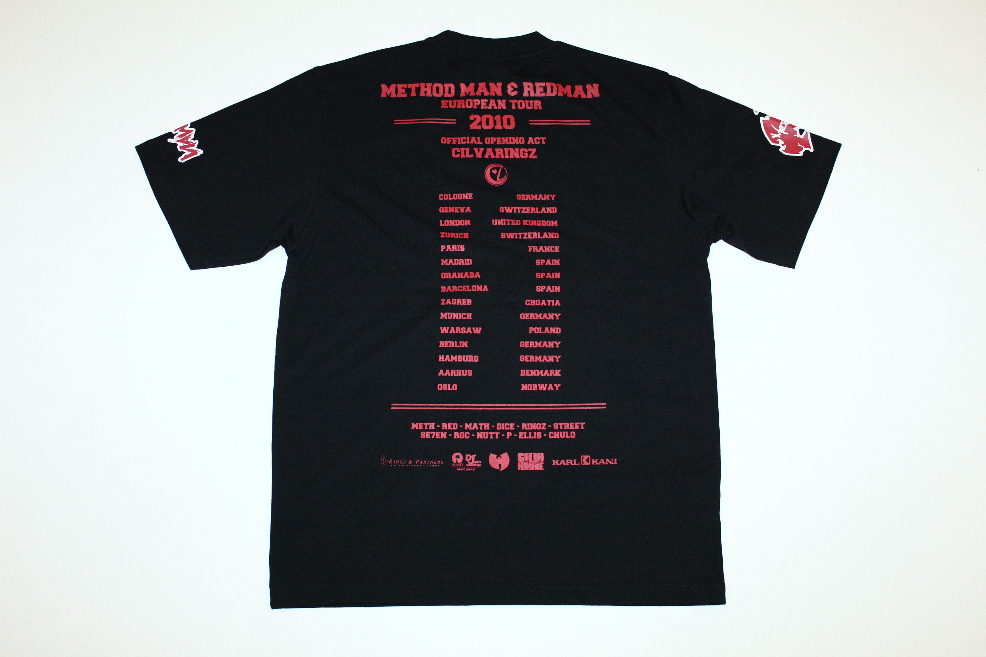 Wu-Tang Clan Method Man & Redman x Karl Kani Euro Tour OG T-shirt Size US M / EU 48-50 / 2 - 8 Thumbnail