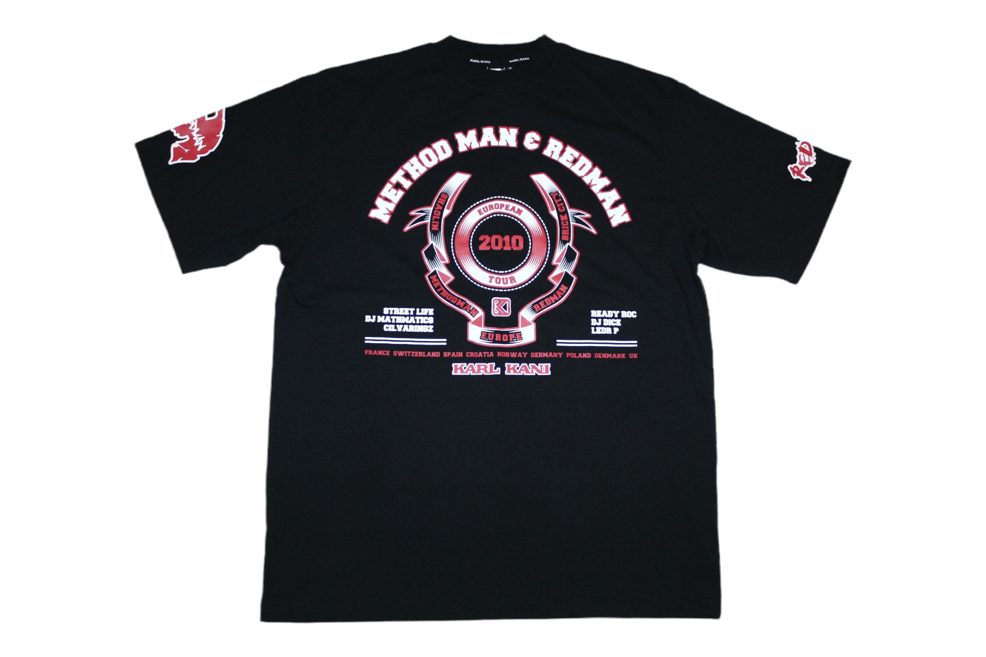 Wu-Tang Clan Method Man & Redman x Karl Kani Euro Tour OG T-shirt Size US M / EU 48-50 / 2 - 1 Thumbnail
