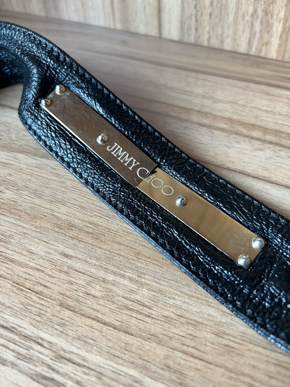 Jimmy Choo 🔥Vintage Jimmy Choo Black Leather Bag Size ONE SIZE - 9 Thumbnail