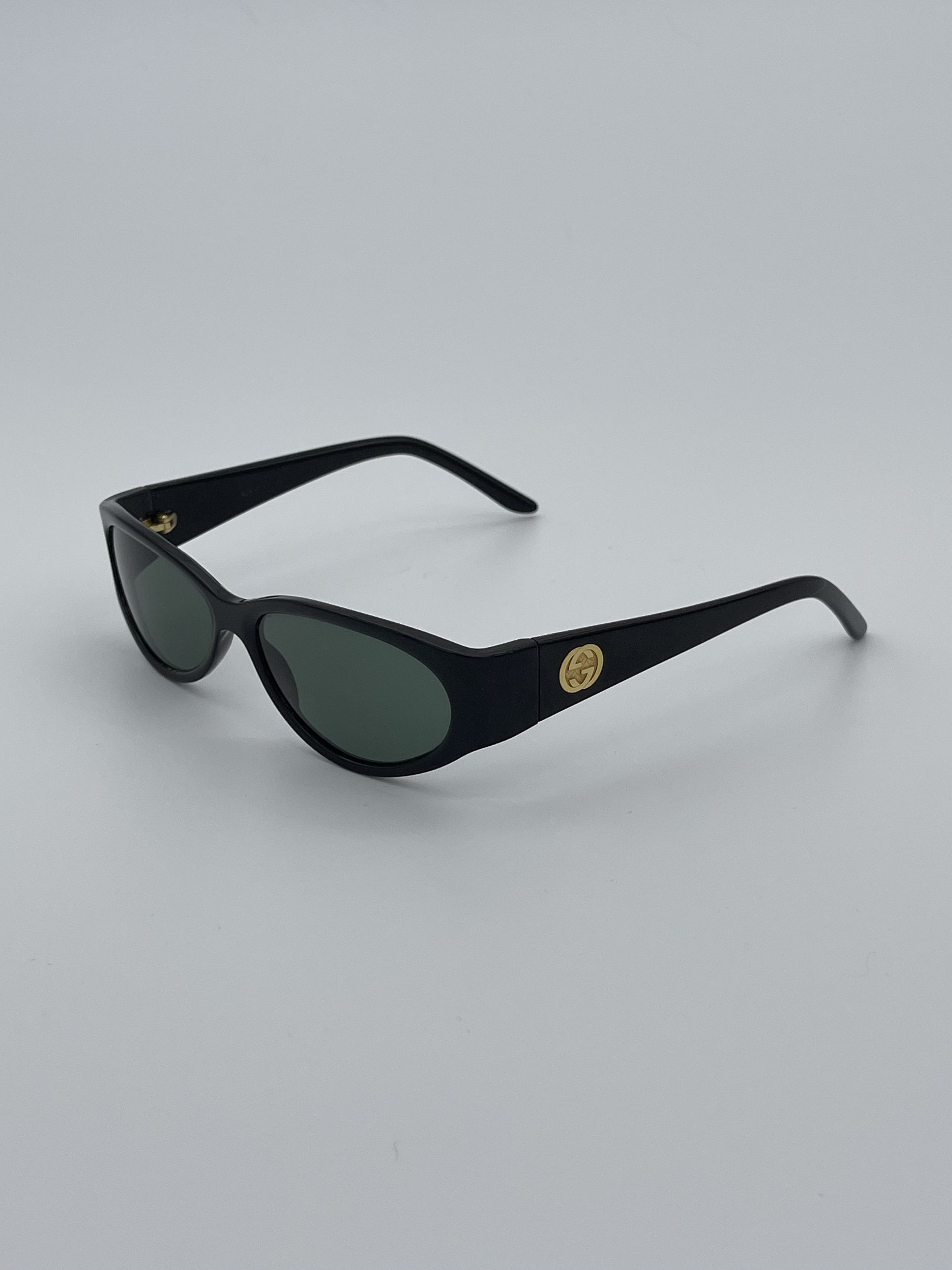 Gucci Rare Vintage Gucci Black Sunglasses Size ONE SIZE - 3 Thumbnail