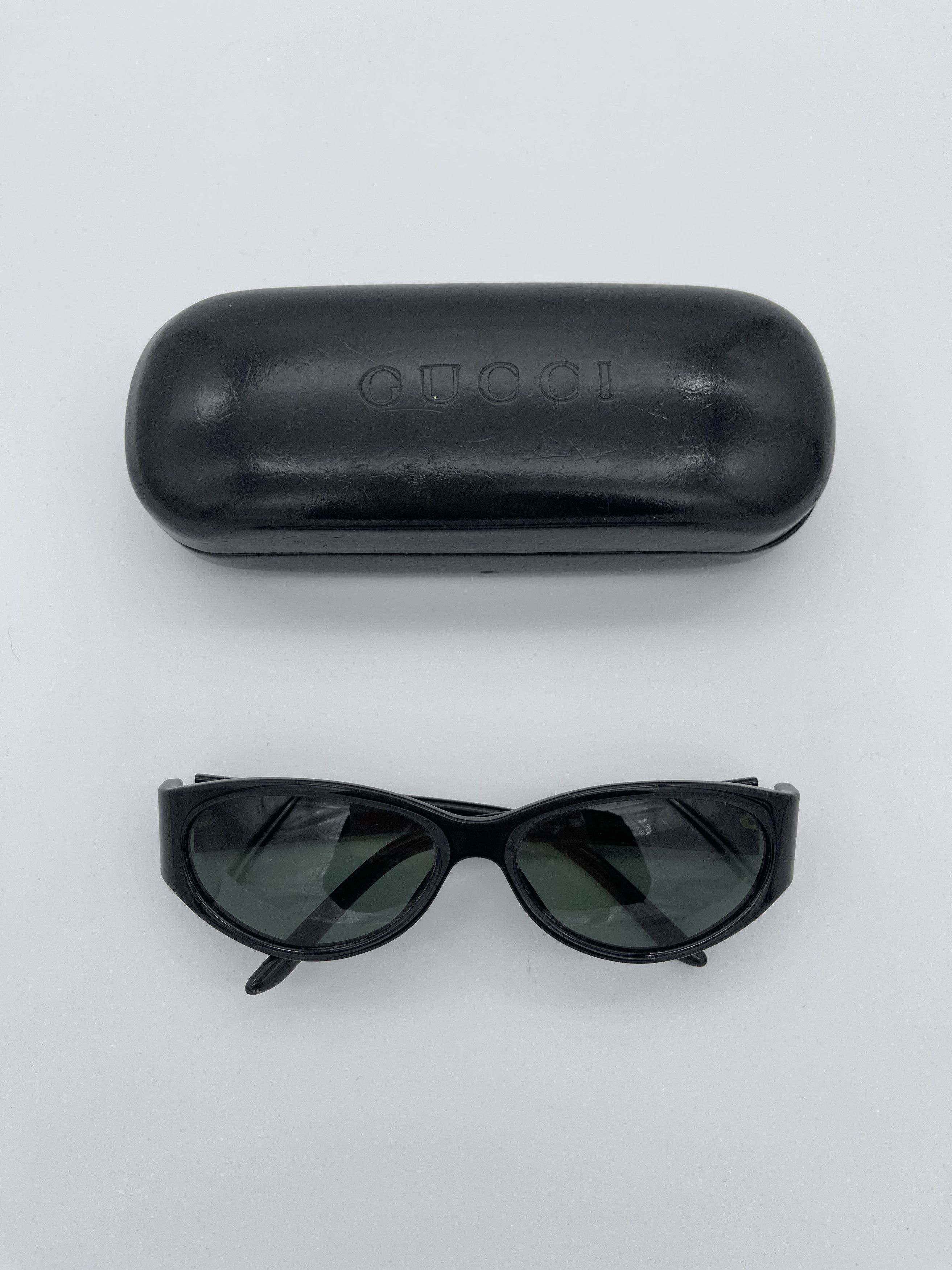 Gucci Rare Vintage Gucci Black Sunglasses Size ONE SIZE - 1 Preview