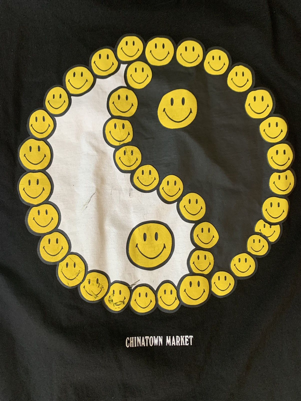 T-shirt MARKET X Smiley® Devil - Taille S - Vintage Streetwear Années 90
