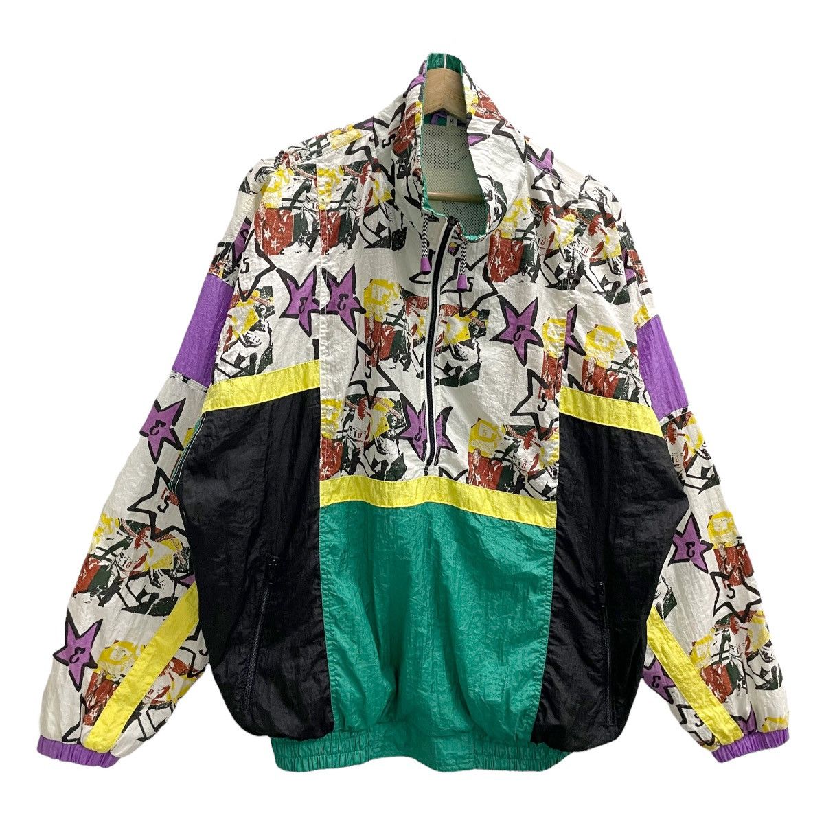 USA Olympics × Vintage 🔥Vintage OLYMPIC Fullprint Halfzip Windbreaker Size US M / EU 48-50 / 2 - 2 Thumbnail