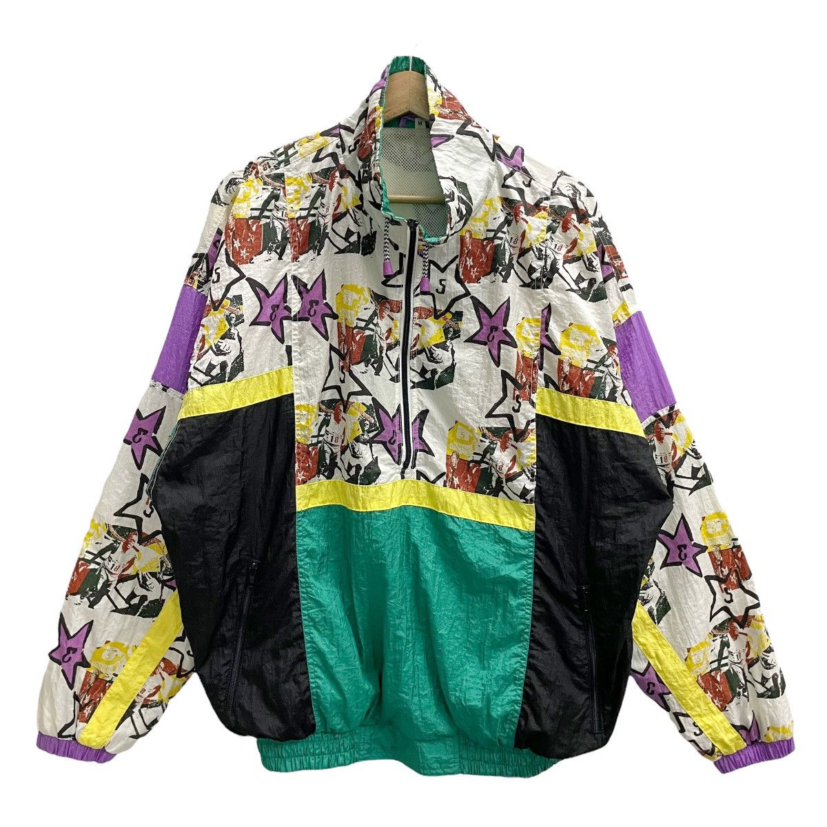 USA Olympics × Vintage 🔥Vintage OLYMPIC Fullprint Halfzip Windbreaker Size US M / EU 48-50 / 2 - 1 Thumbnail