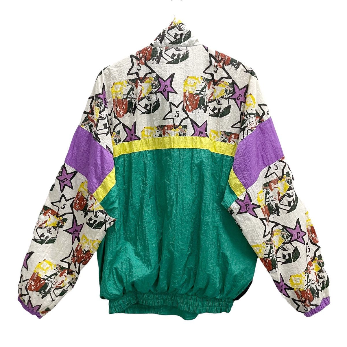 USA Olympics × Vintage 🔥Vintage OLYMPIC Fullprint Halfzip Windbreaker Size US M / EU 48-50 / 2 - 7 Thumbnail