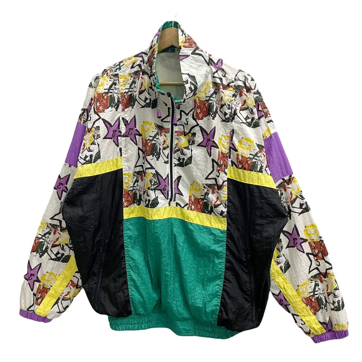 USA Olympics × Vintage 🔥Vintage OLYMPIC Fullprint Halfzip Windbreaker Size US M / EU 48-50 / 2 - 3 Thumbnail