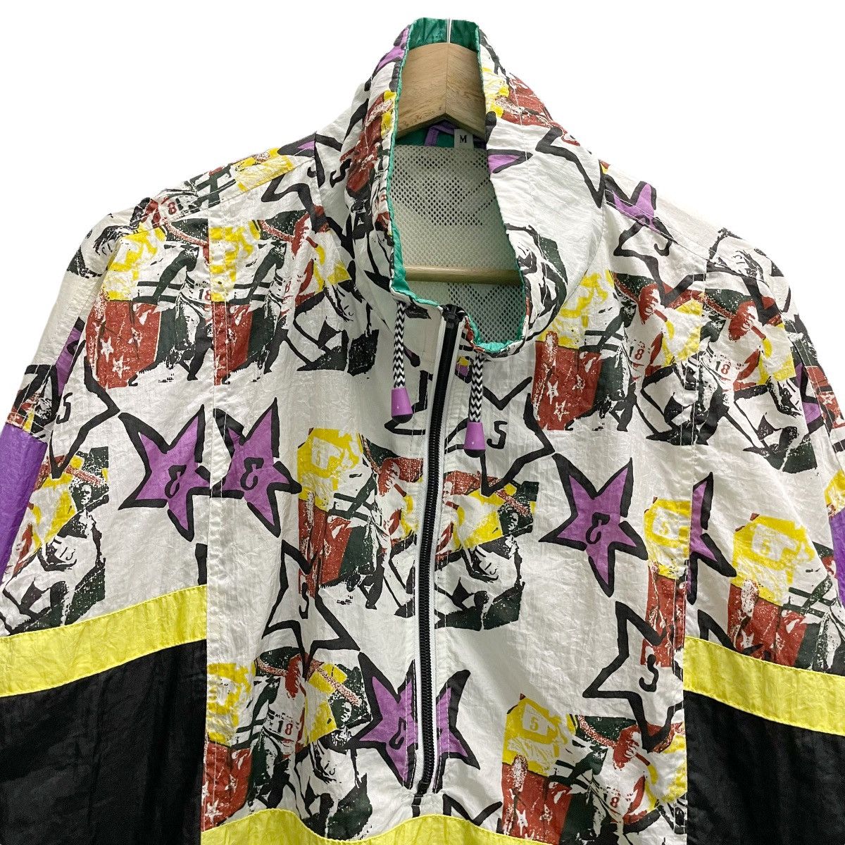USA Olympics × Vintage 🔥Vintage OLYMPIC Fullprint Halfzip Windbreaker Size US M / EU 48-50 / 2 - 4 Thumbnail