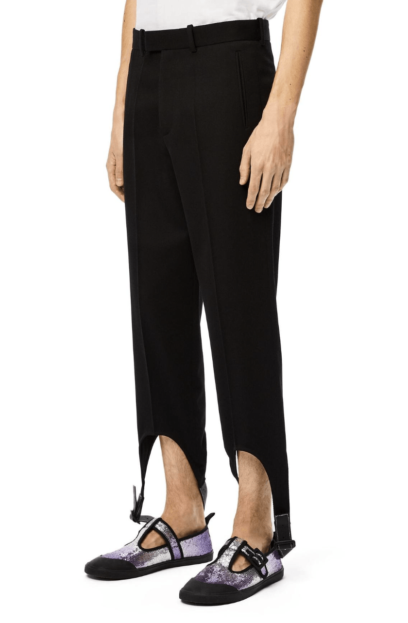 Loewe LEATHER STIRRUP STRAP TROUSER Size US 30 / EU 46 - 8 Thumbnail