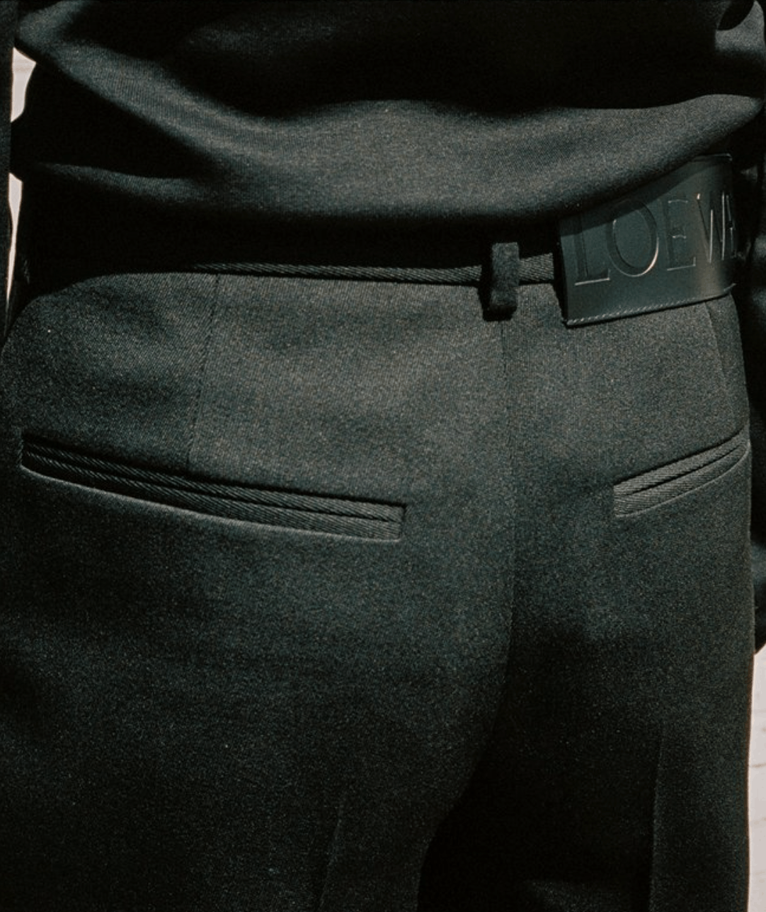 Loewe LEATHER STIRRUP STRAP TROUSER Size US 30 / EU 46 - 3 Thumbnail