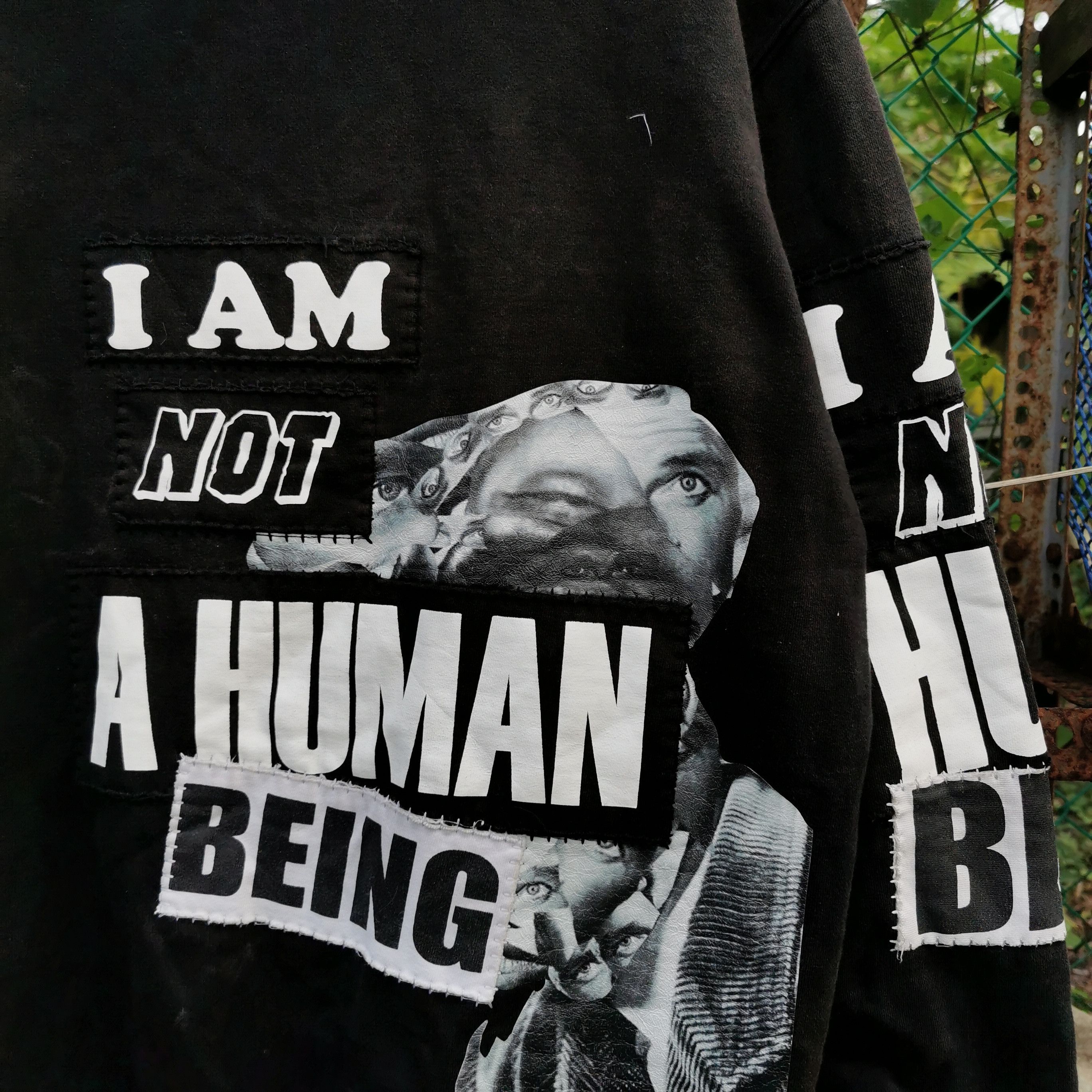 I Am Not A Human Being × Vintage Hoodies I am not a human BEING (THE LEGENDARY OUT) Size US L / EU 52-54 / 3 - 2 Thumbnail