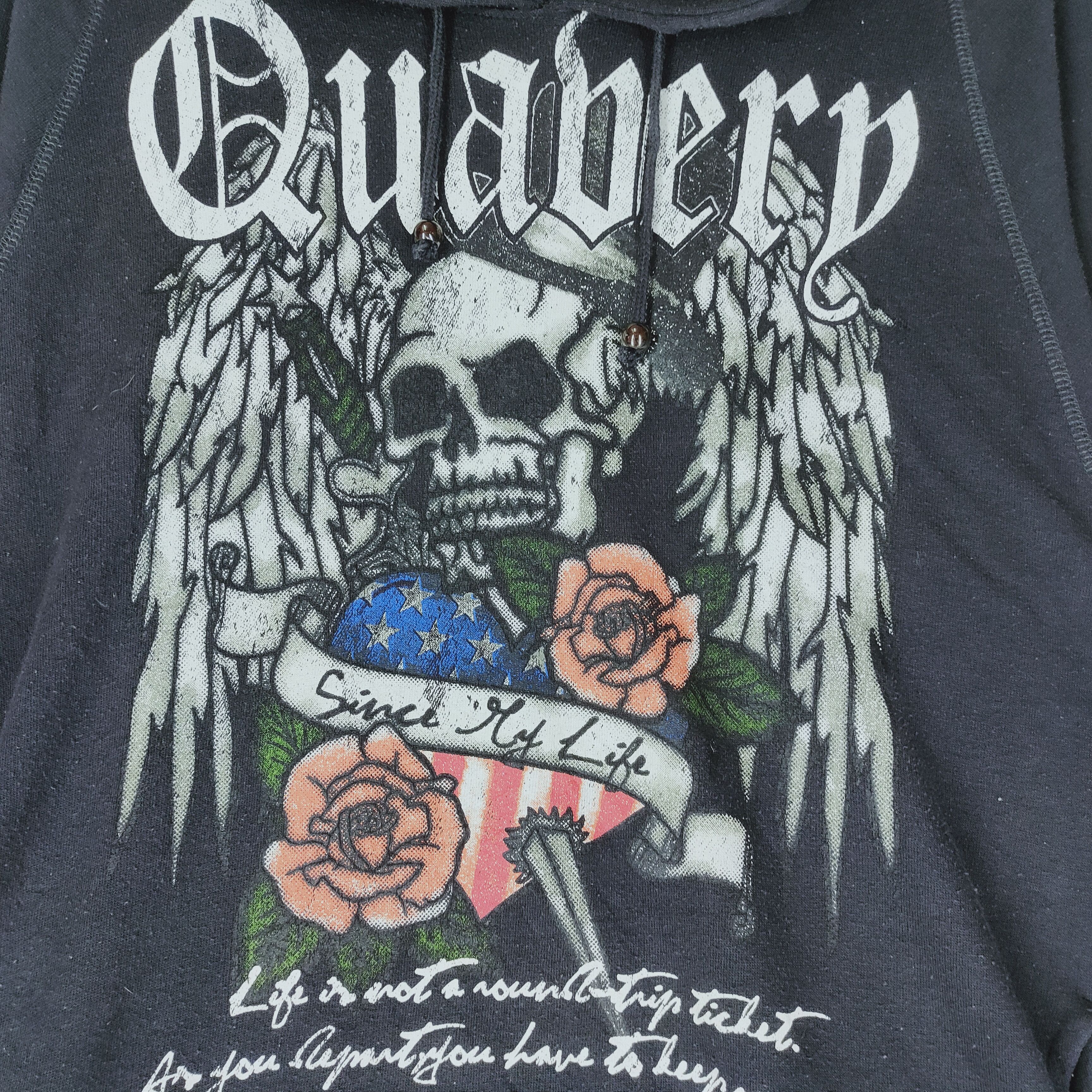 Other QUABERY SKULL DESIGN Hoodie Soft Lightweight Big Logo Size US L / EU 52-54 / 3 - 2 Thumbnail