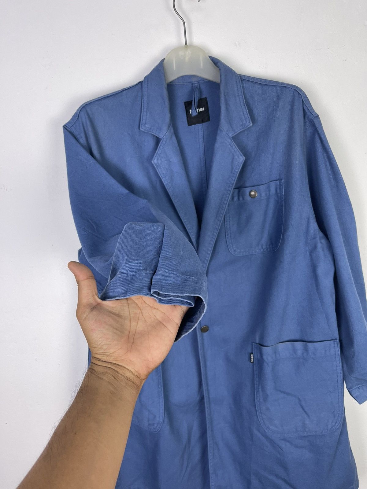 Issey Miyake × Ne-Net Issey Miyake Ne-Net cotton long parka jacket Size US M / EU 48-50 / 2 - 17 Thumbnail
